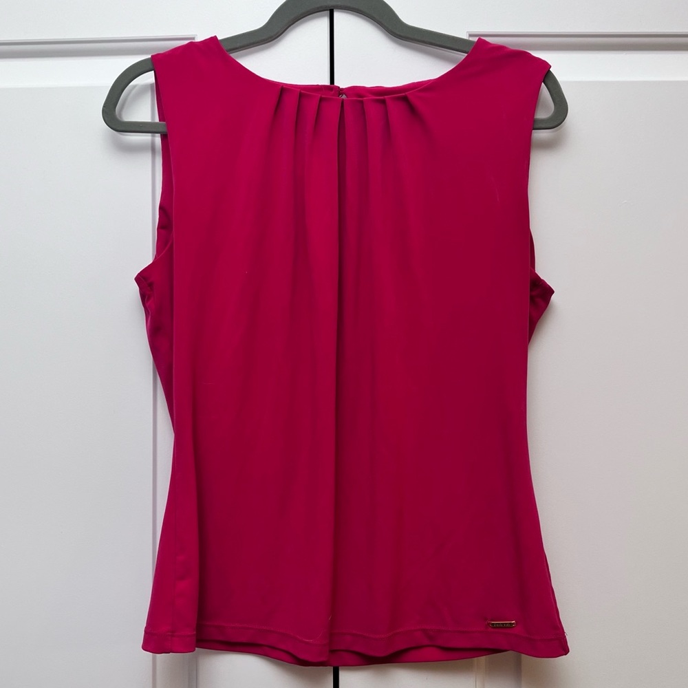 Pink Calvin Klein Tank Top Blouse